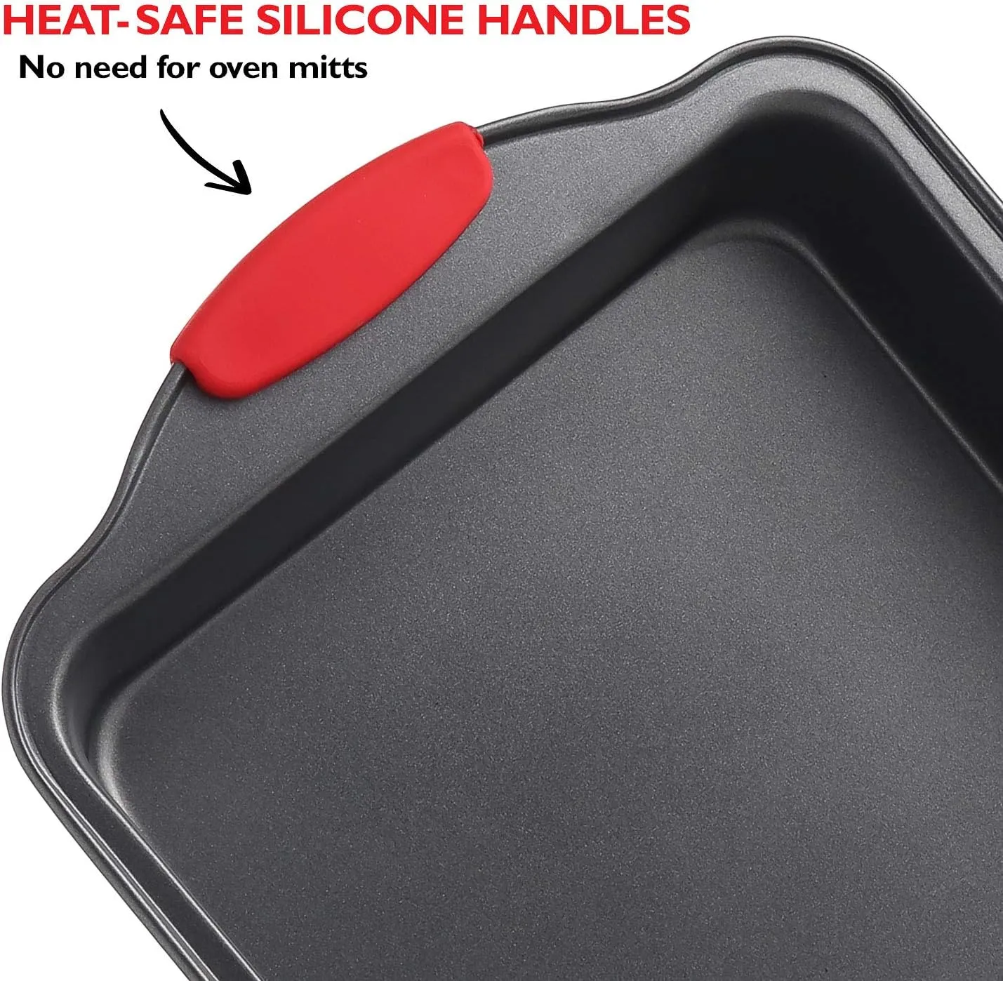 Baking Pan Set, 39 Piece Premium Baking Set, Nonstick Bakeware Sets BPA Free, Cookie Sheets for Baking Nonstick Set, Steel Baking Sheets for Oven with Muffin Pan, Cake Pan & Black Kitchen Utensils