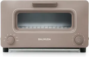 BALMUDA The Toaster | Steam Oven Toaster | 5 Cooking Modes: Sandwich Bread, Artisan Bread, Pizza & Pastry, Oven | Precise Heat Control | Steam Technology | Baking Pan | US Version | Taupe