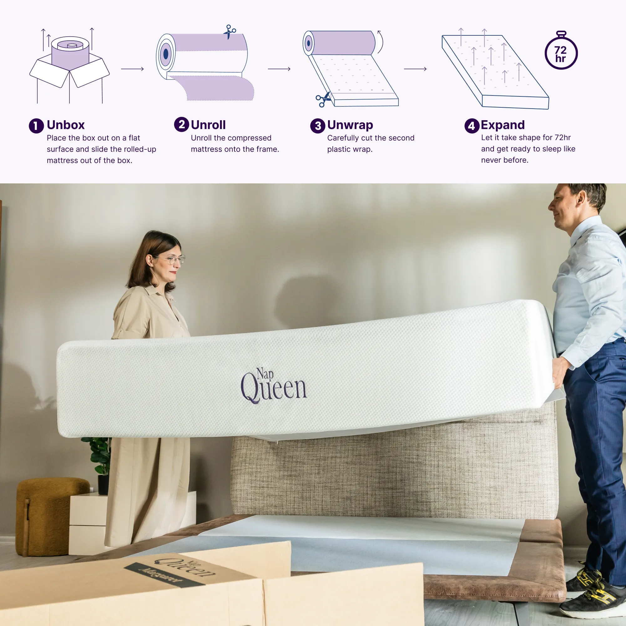 Bamboo Charcoal Infused Memory Foam Mattress