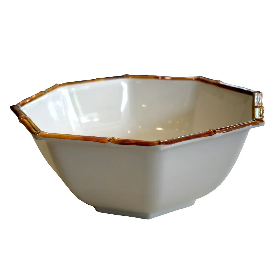 Bamboo Touch Octagonal Serving Bowl