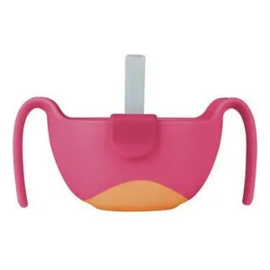 B.Box 3-in-1 Bowl and Straw - Strawberry Shake