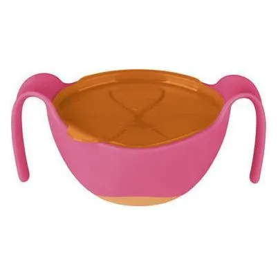B.Box 3-in-1 Bowl and Straw - Strawberry Shake