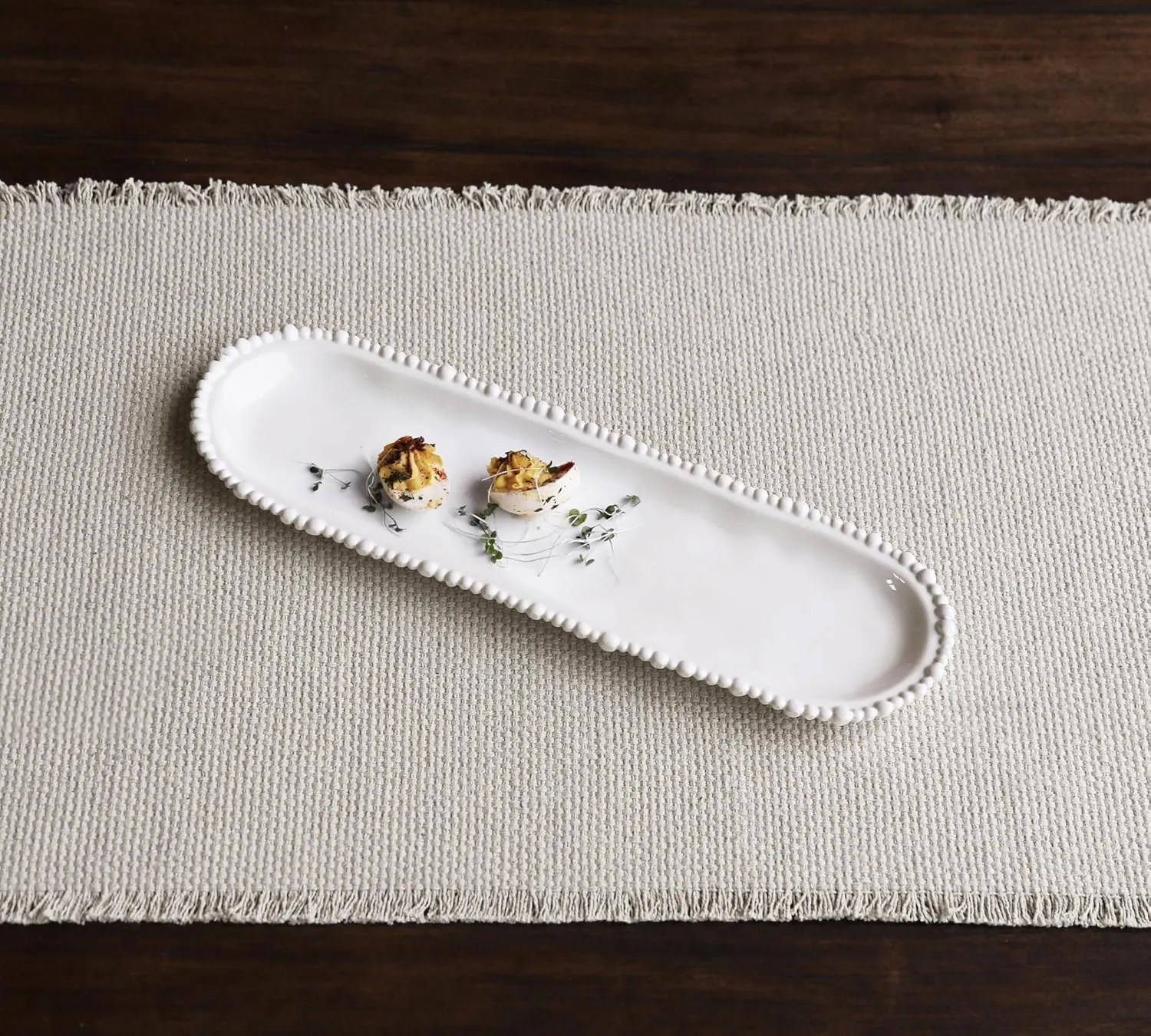 Beatriz Ball VIDA Alegria baguette platter white (md)