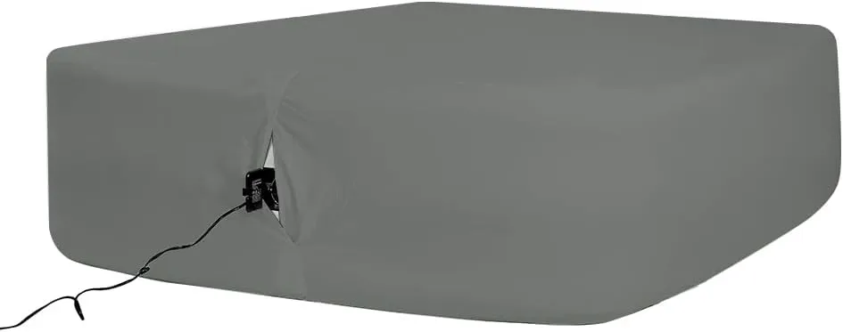 Bedecor Air Bed Sheets for Mattress Cover Removable Bed and Elastic Band Super Soft and Breathable & Deep up to 21" Dark Gray Twin
