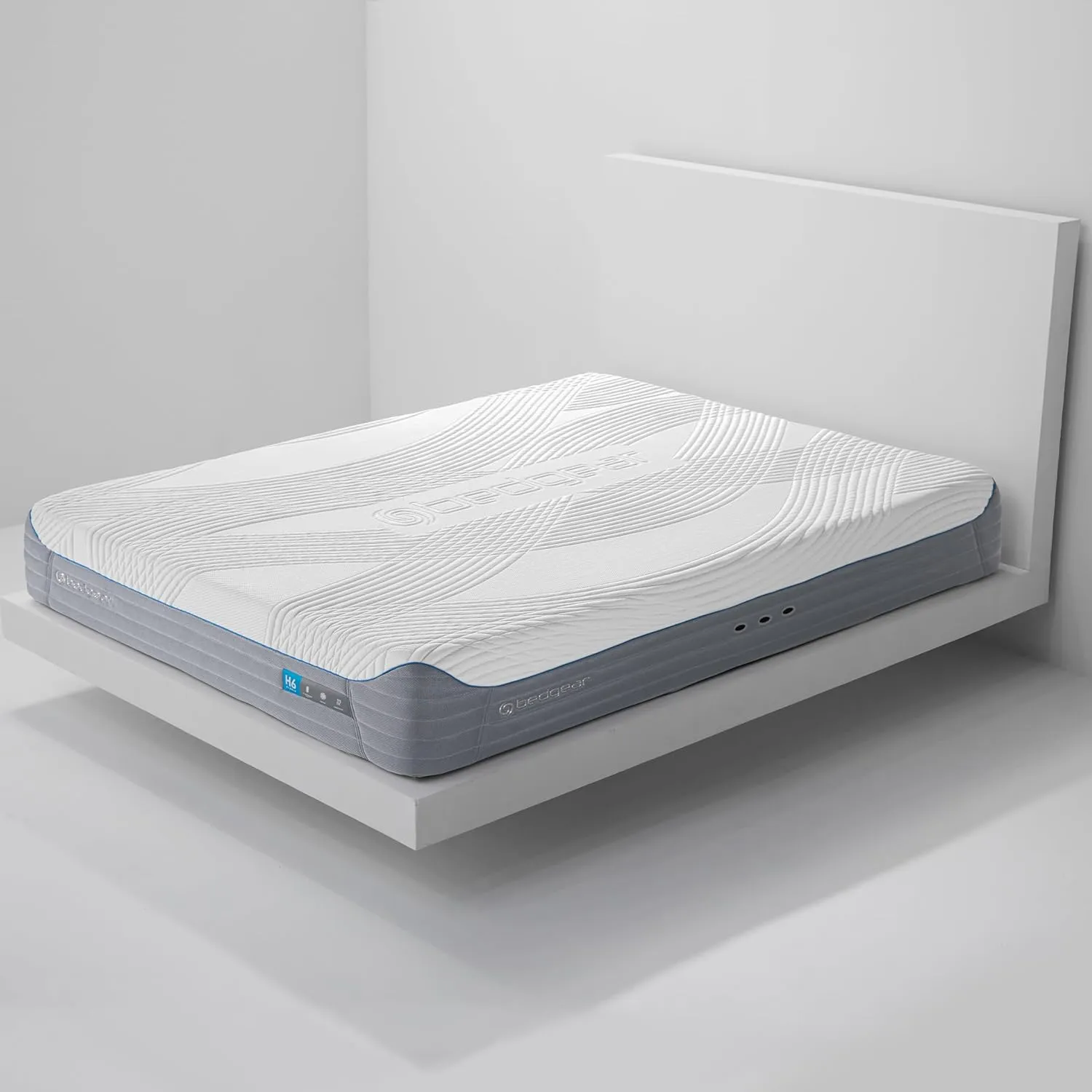Bedgear H6 Performance Full Mattress - Hybrid Memory Foam Mattress, Medium Plush - Adaptive React Foam for Comfort, Instant Cooling by Ver-Tex Technology