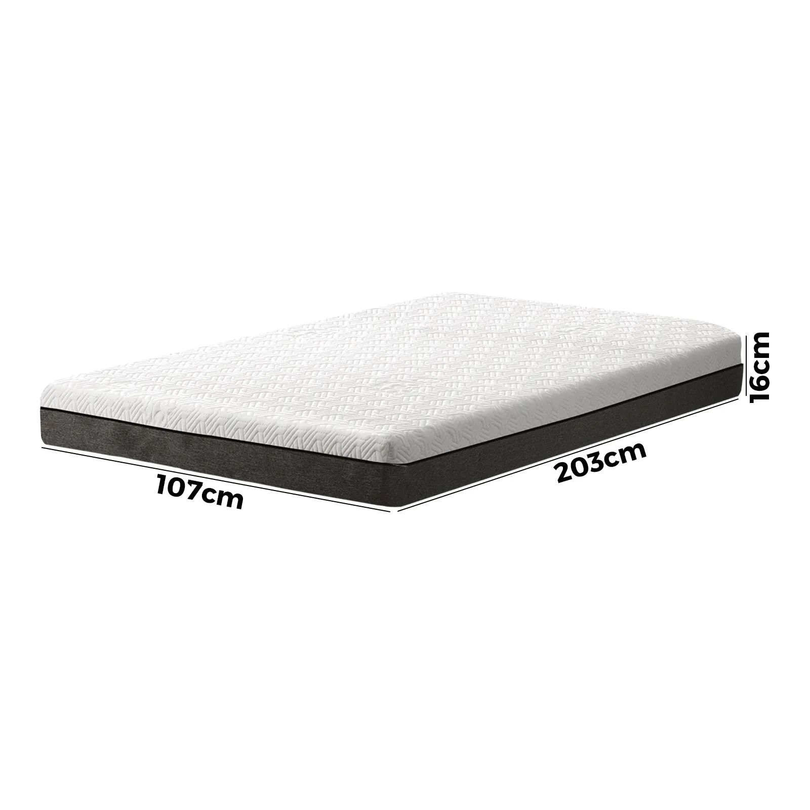 Bedra Mattress King Single Cool Gel Memory Foam Bed Mattresses No Spring 16cm