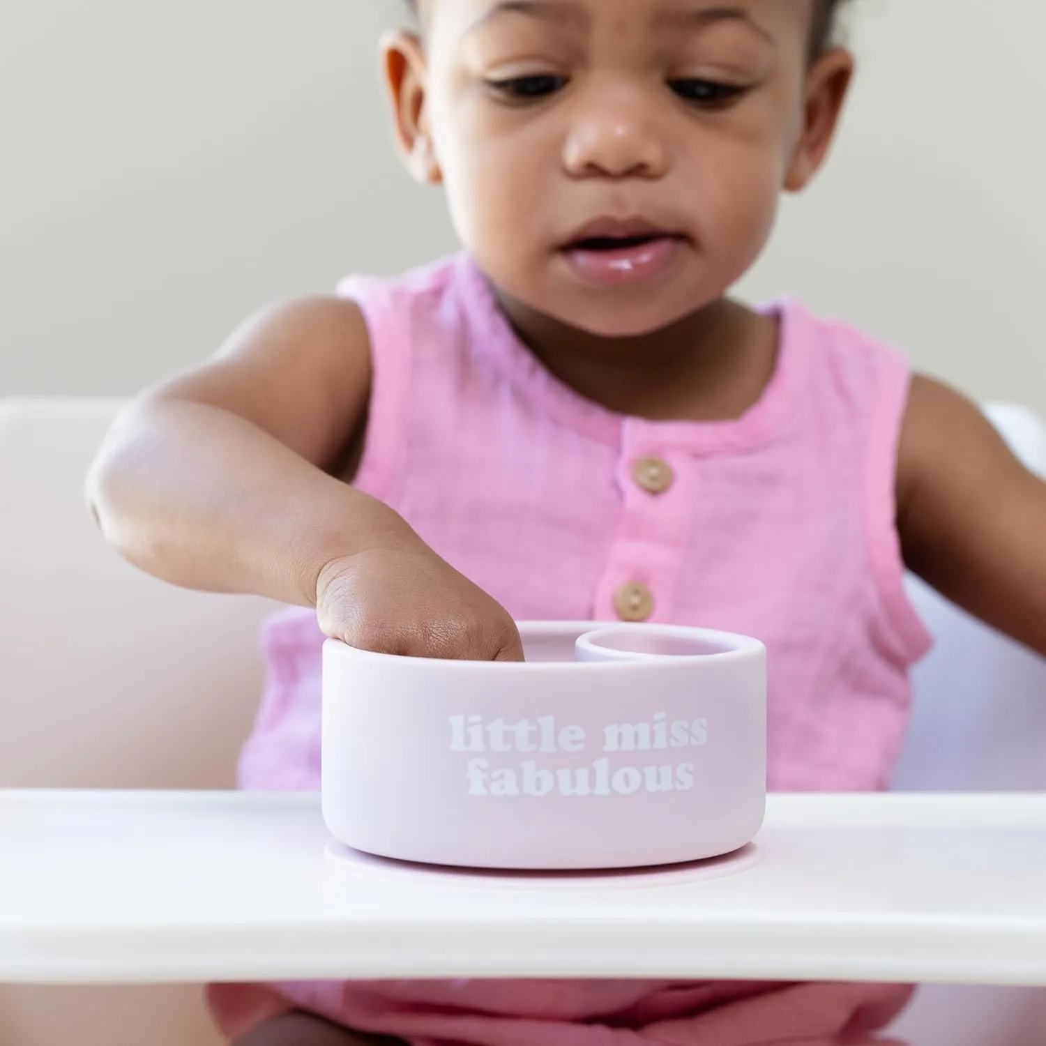 Bella Tunno Bowl and Spoon Baby Feeding Set – Suction Bowl and Baby Spoon for Toddlers and Kids, Baby Led Weaning Spoons and Bowls with Non-Toxic, BPA Free Silicone, Little Fabulous/Hail The Queen