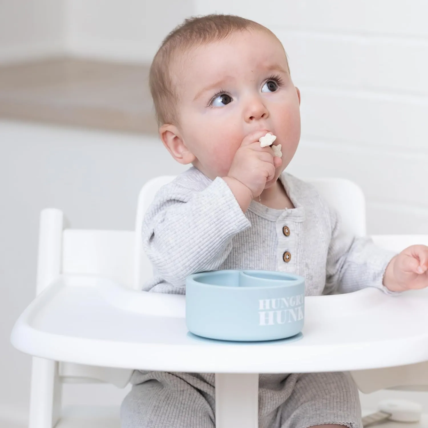 Bella Tunno Bowl and Spoon Baby Feeding Set Suction Bowl and Spoon for Toddlers and Kids, Baby Led Weaning Set with Non-Toxic, BPA Free Silicone