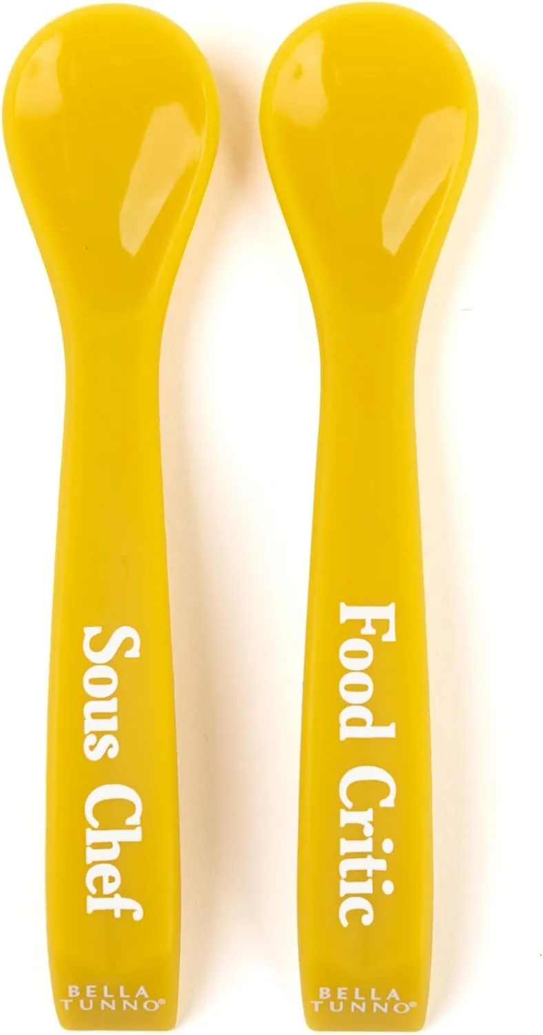 Bella Tunno Bowl and Spoon Baby Feeding Set Suction Bowl and Toddler Spoon, Baby Led Weaning Set with Non-Toxic, BPA Free Silicone