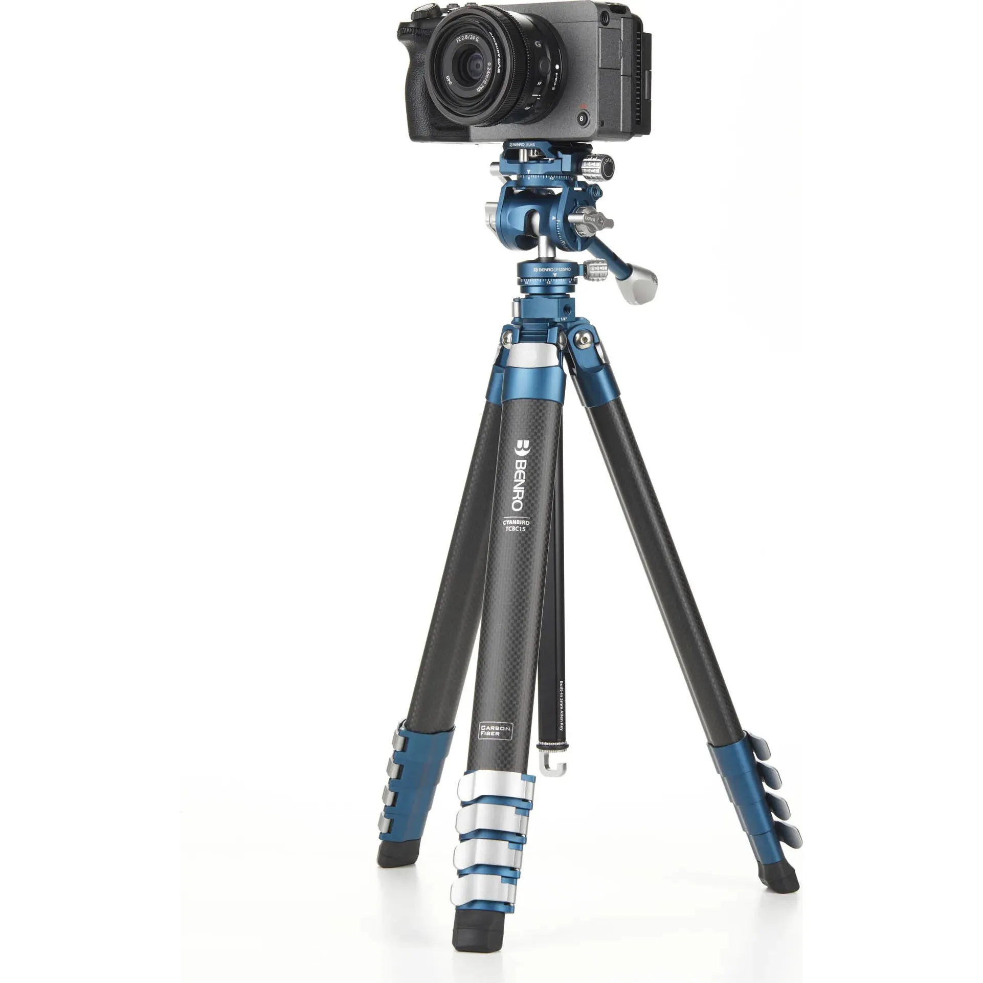 Benro Cyanbird Carbon Fibre Tripod with FS20PRO Pan Head