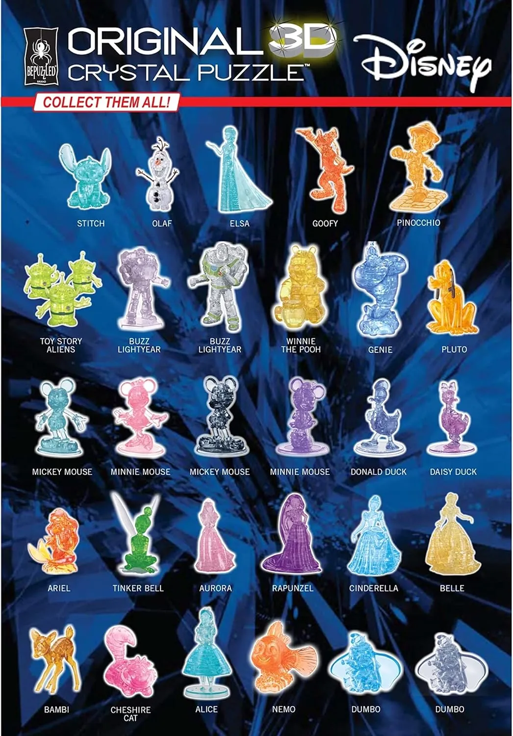 BePuzzled, Peanuts Snoopy Flying Ace Original 3D Crystal Puzzle, Perfect for Puzzlers Ages 12 and Up, Challenging to Complete and Beautiful to Display, Collect Them All