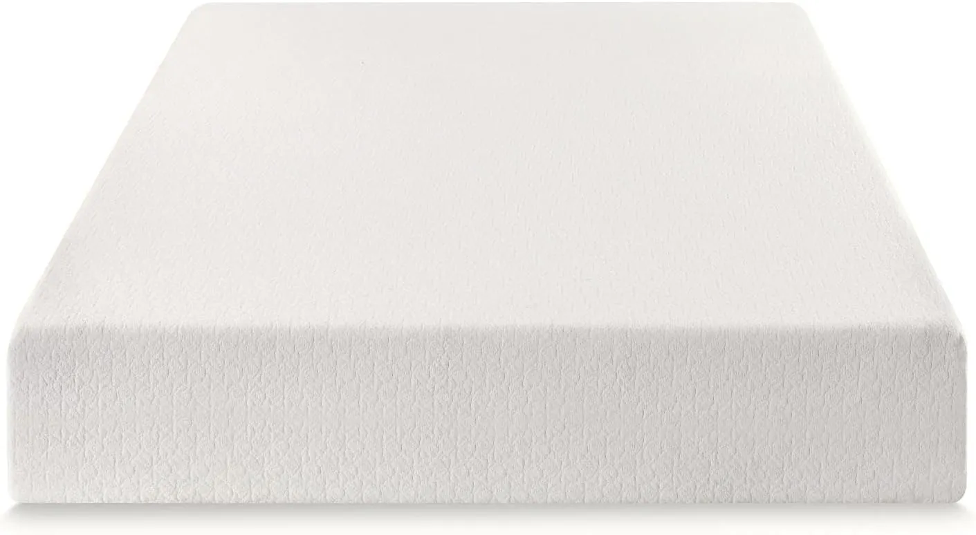 Best Price Mattress 12 Inch Queen Mattress Bed-In-A-Box, Green Tea Memory Foam, White
