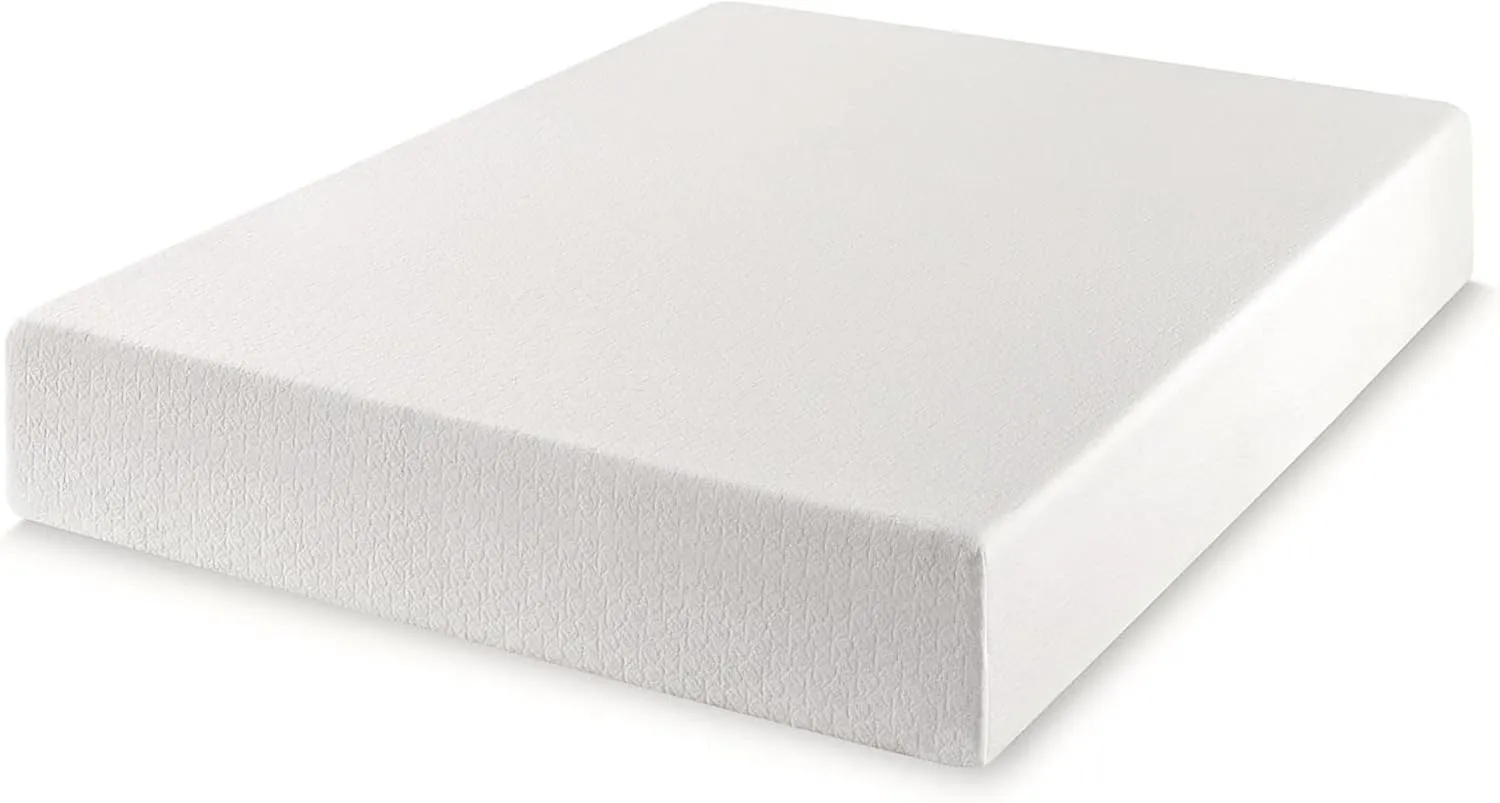 Best Price Mattress 12 Inch Queen Mattress Bed-In-A-Box, Green Tea Memory Foam, White