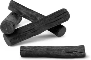 BLACK   BLUM Charcoal Water Filter Sticks | Charcoal Filter Hydration Old Japanese Tradition, Lasting 6 Months Each, Wood Black (4 Piece)