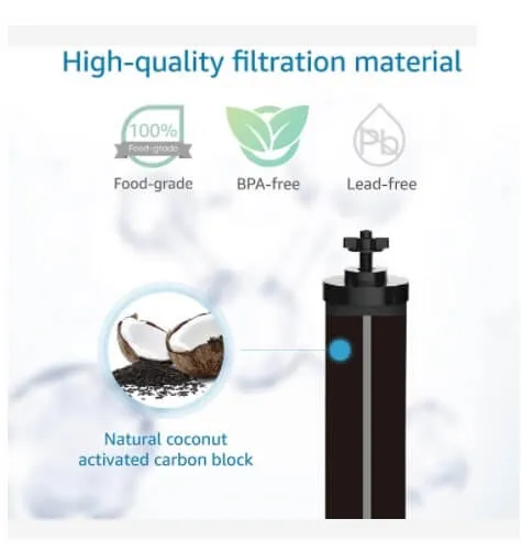 Black Carbon BB9-2 replacement filter - Compatible With Gravity Filtration System