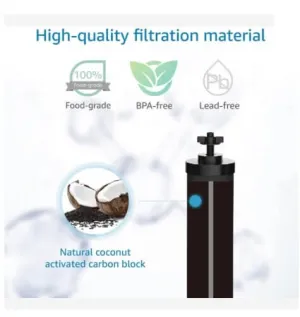 Black Carbon BB9-2 replacement filter - Compatible With Gravity Filtration System