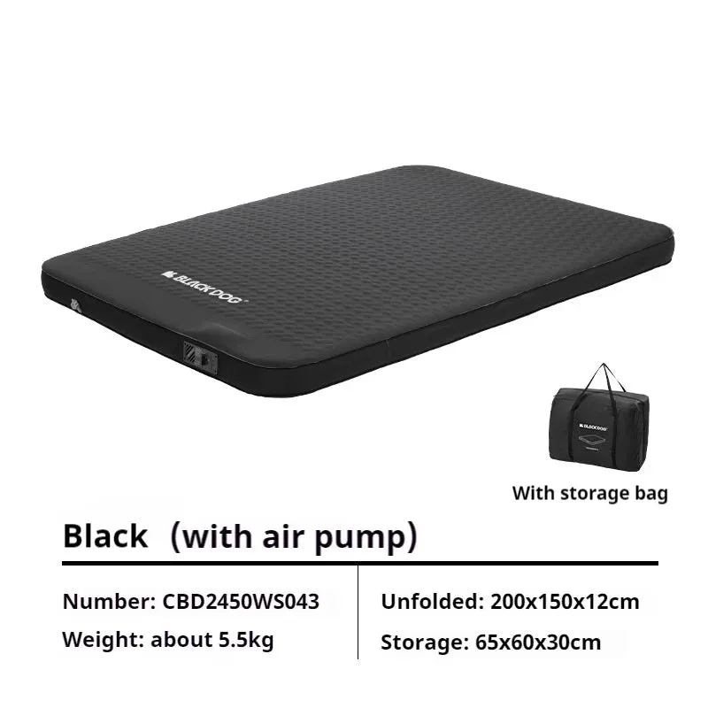 BLACKDOG Inflatable Mattress – Ultralight Self-Inflating Air Bed for 2-Person Camping