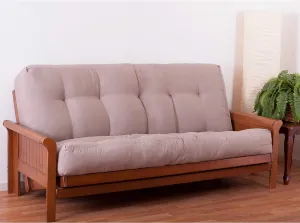 Blazing Needles Renewal 10" Twill Futon Mattress, Full, Toffee
