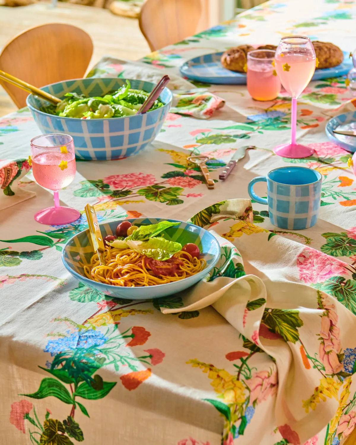 Blue Bird Tartan Salad Bowl - Kip&Co