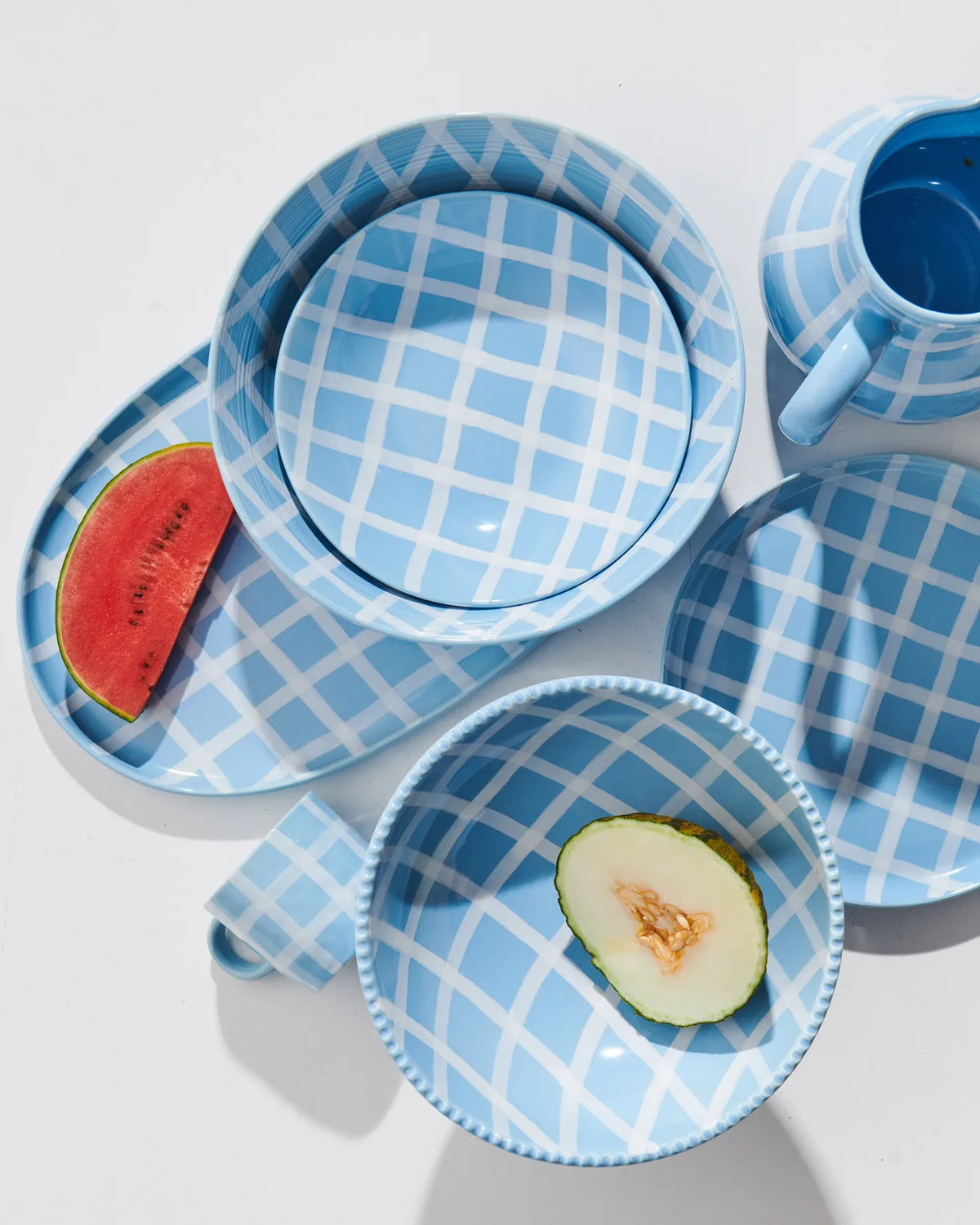 Blue Bird Tartan Salad Bowl - Kip&Co