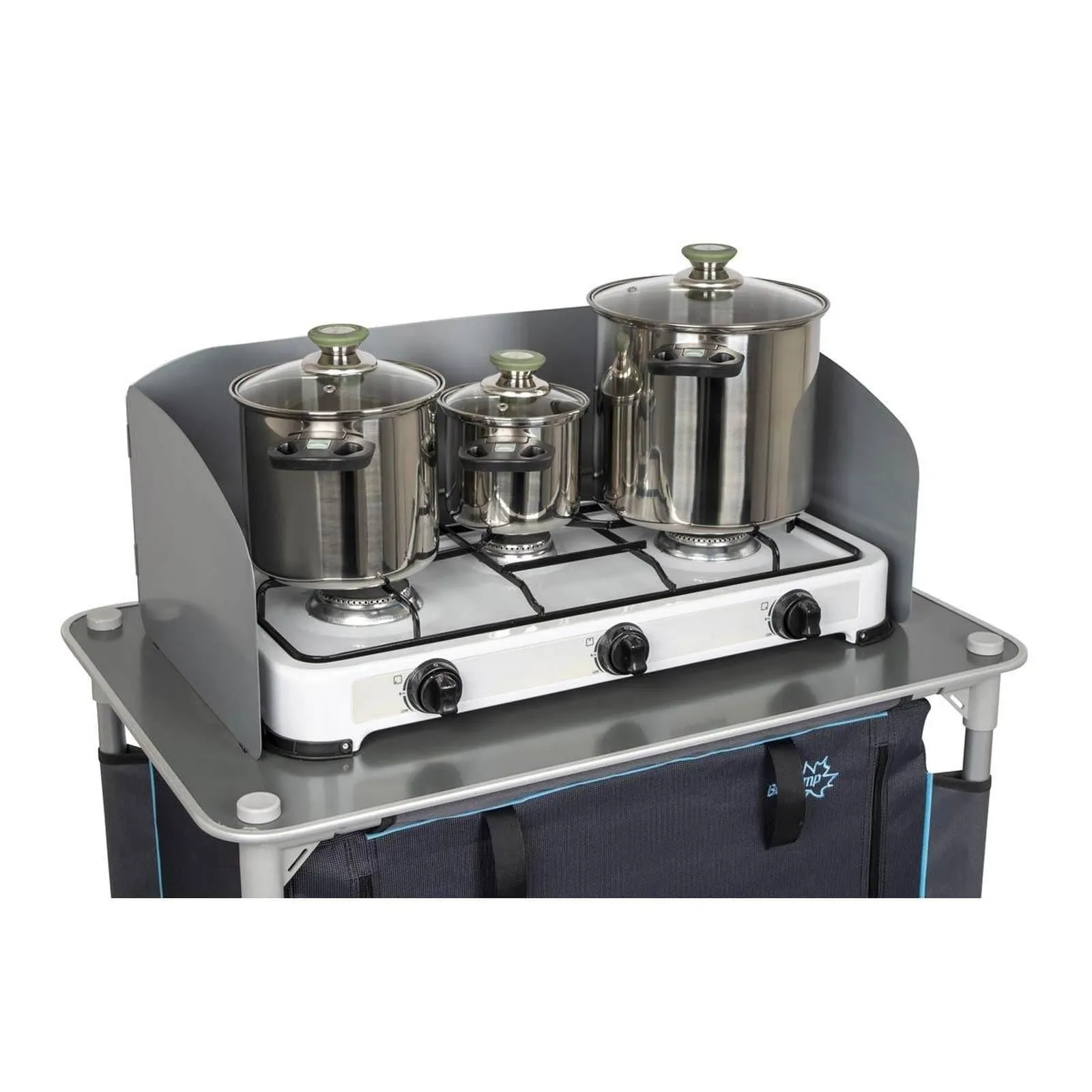 Bo-Camp Cookware Set Elegance Compact 3 RVS