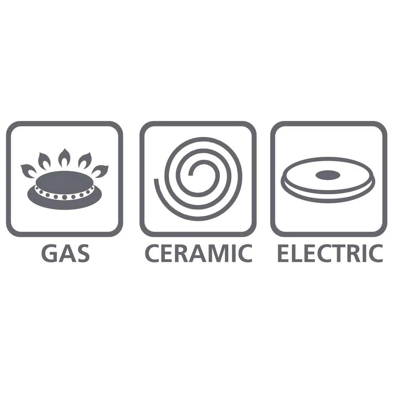 Bo-Camp Cookware Set Elegance Compact 3 RVS