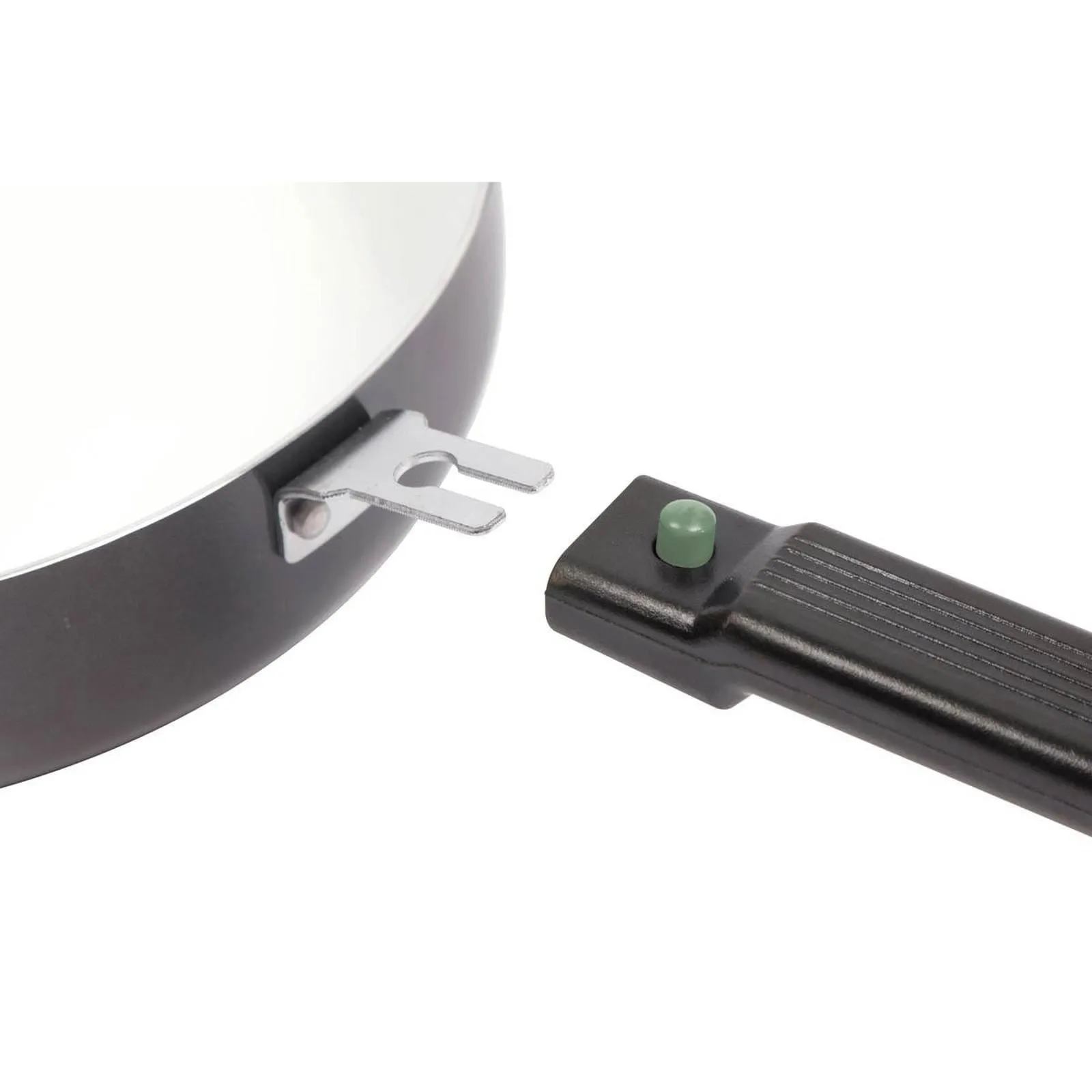 Bo-Camp Frying Pan Sprint Removable Handle Blk/White Dia 20cm