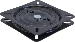 Boat Seat Swivel Mount Plate Bar Stool Swivel Plate, Accessories Quick Disconnect 7" x 7" Seat Mount with Boat Seat Swivel Heavy Duty Chair Swivel Plate,180-degree Memory Return