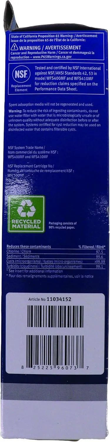 Bosch 11034152 UltraClarity Water Filter Cartridge