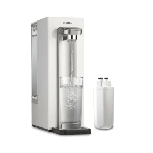 Brita Hub Compact Instant Powerful Countertop Water Filter System, Reduces 70  Contaminants, 9 Cup Water Reservoir, Includes 6 Month Carbon Block Filter, White, 87344