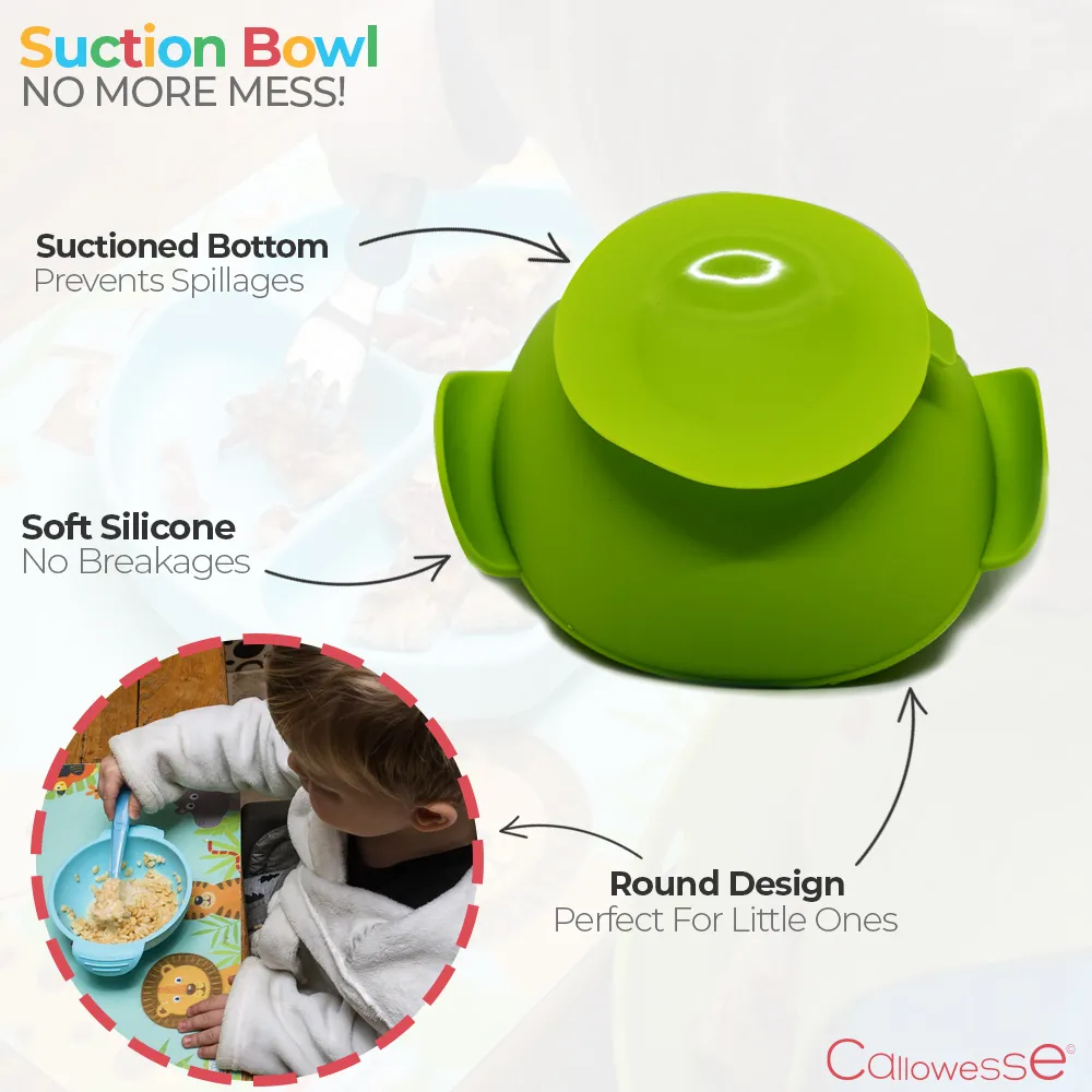 Callowesse Silicone Suction Bowl - Pink