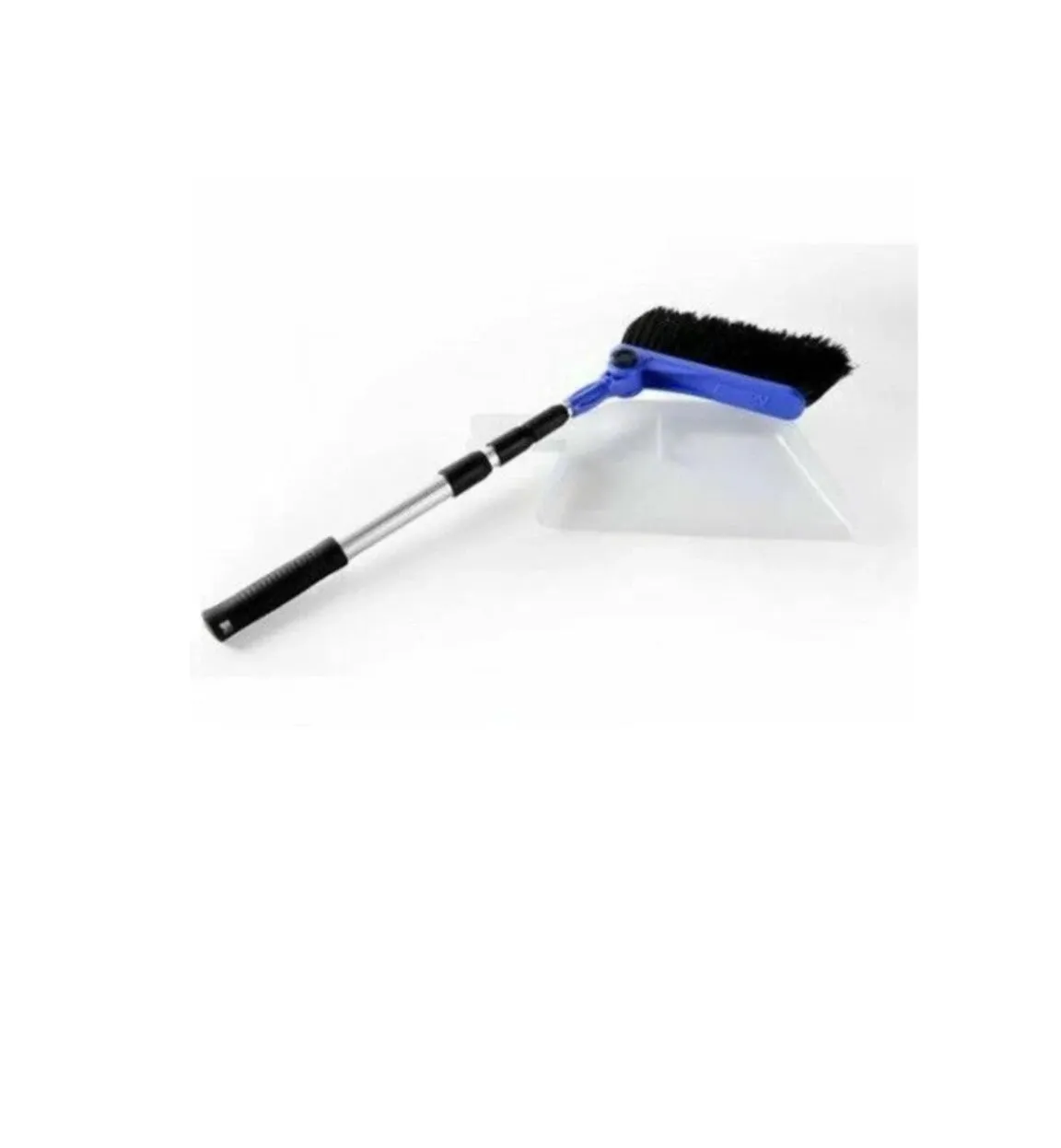 Camco Compact Telescopic Adjustable Broom With Dust Pan 400-00650