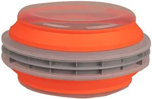 CanCooker Batter Bowl XL: Collapsible, Mess-Free, Dishwasher and Microwave Safe, Chemical-Free in Vibrant Orange
