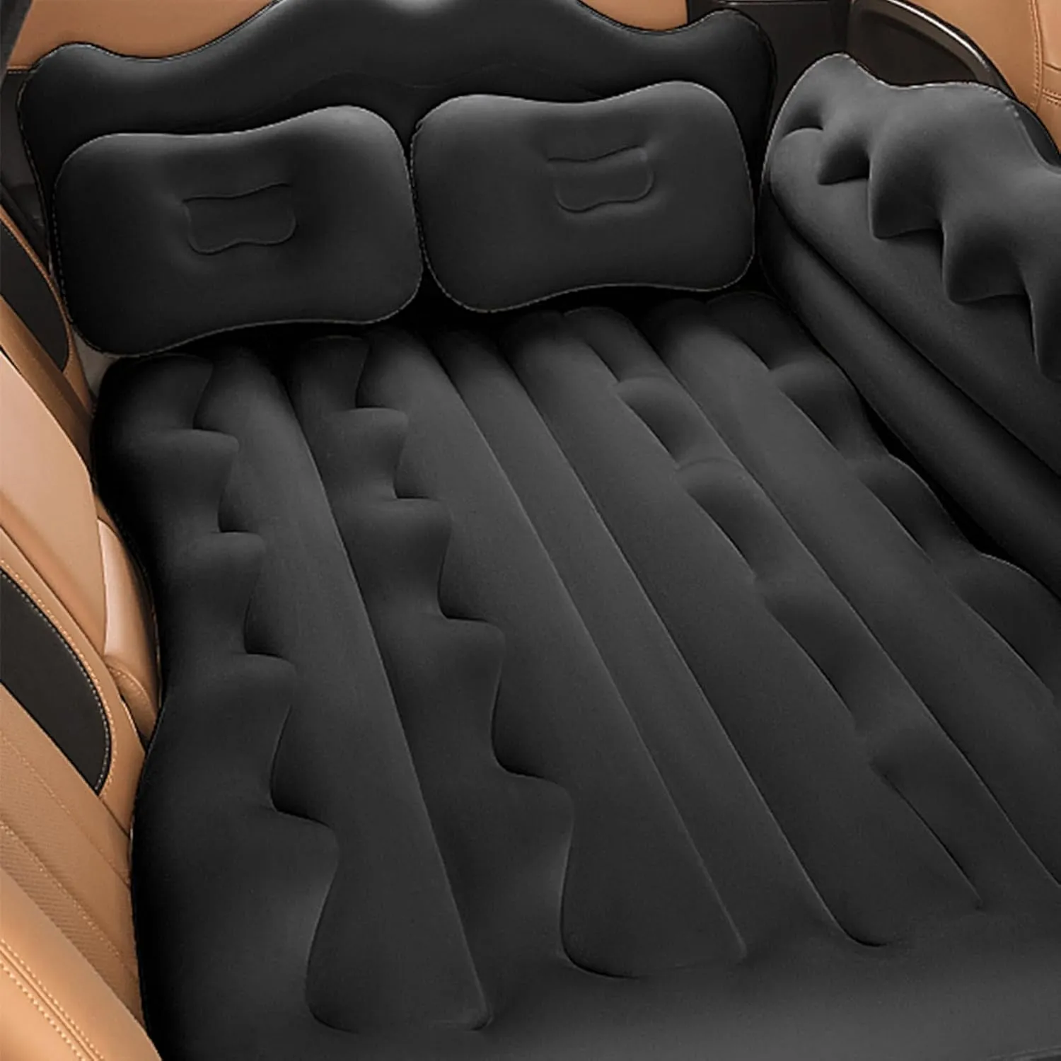 Car Air Mattress for BYD Tang EV 5seats 2018 2019 2020 Thickened Durable Car Camping Air Mattress Bed with Air Pump Inflatable Sleeping Mat,A