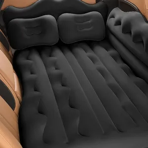Car Air Mattress for BYD Tang EV 5seats 2018 2019 2020 Thickened Durable Car Camping Air Mattress Bed with Air Pump Inflatable Sleeping Mat,A
