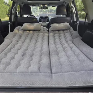 Car Air Mattress for Jeep Grand Wagoneer (WS) 2021 2022 2023 2024 2025, Car Mattress Inflatable Bed Portable Foldable with Pillow Camping Travel Car Accessories,Grey