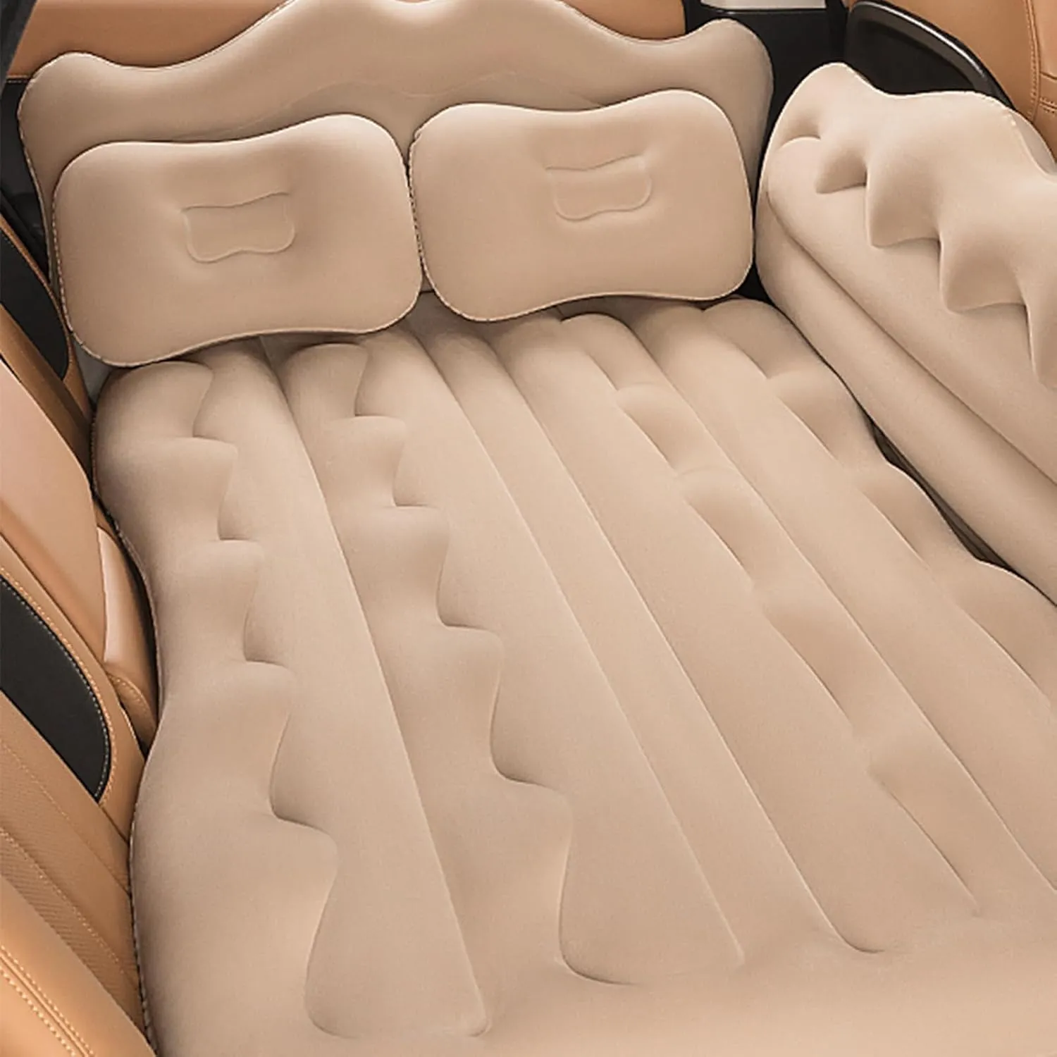 Car Air Mattress for OPEL Mokka E 2021 2022 2023 2024 Thickened Durable Car Camping Air Mattress Bed with Air Pump Inflatable Sleeping Mat,B
