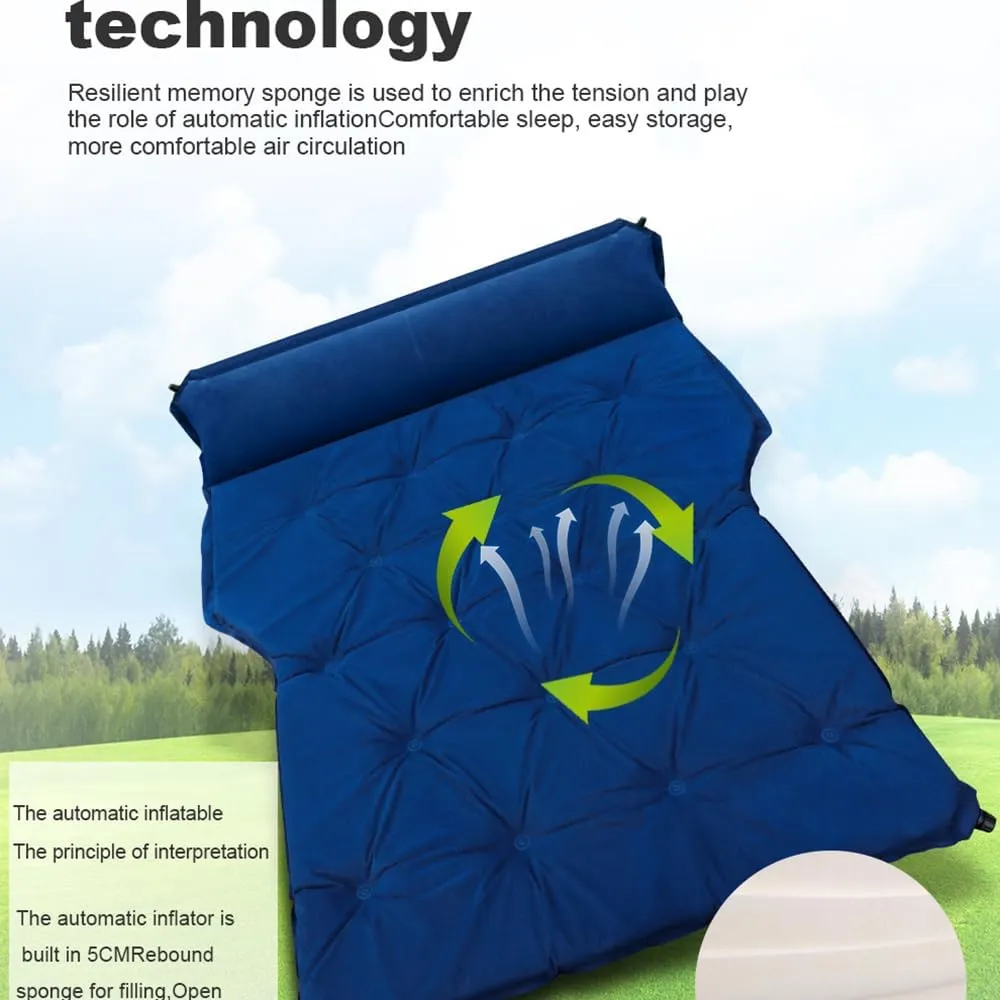 Car Air Mattresses for VW Transporter T6/T6.1 2015-2021 2022 2023 , Portable Bed Cushion Bedding Camping Hiking Inflatable Pillow Multifunctional Accessories Outdoor,A