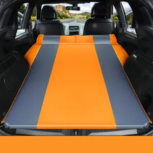 Car Automatic Inflatable Bed for BMW X6 E71 2008 2009 2010 2011 2012 2013 2014 Rear-Seats-no-Lights, Portable Movable Thickened Trunk Sleeping Bed Outdoor Camping Hiking Air Mattress,Orange
