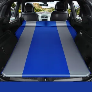 Car Automatic Inflatable Bed for KIA KX3 2015 2016 2017 2019, Portable Movable Thickened Trunk Sleeping Bed Outdoor Camping Hiking Air Mattress,Blue