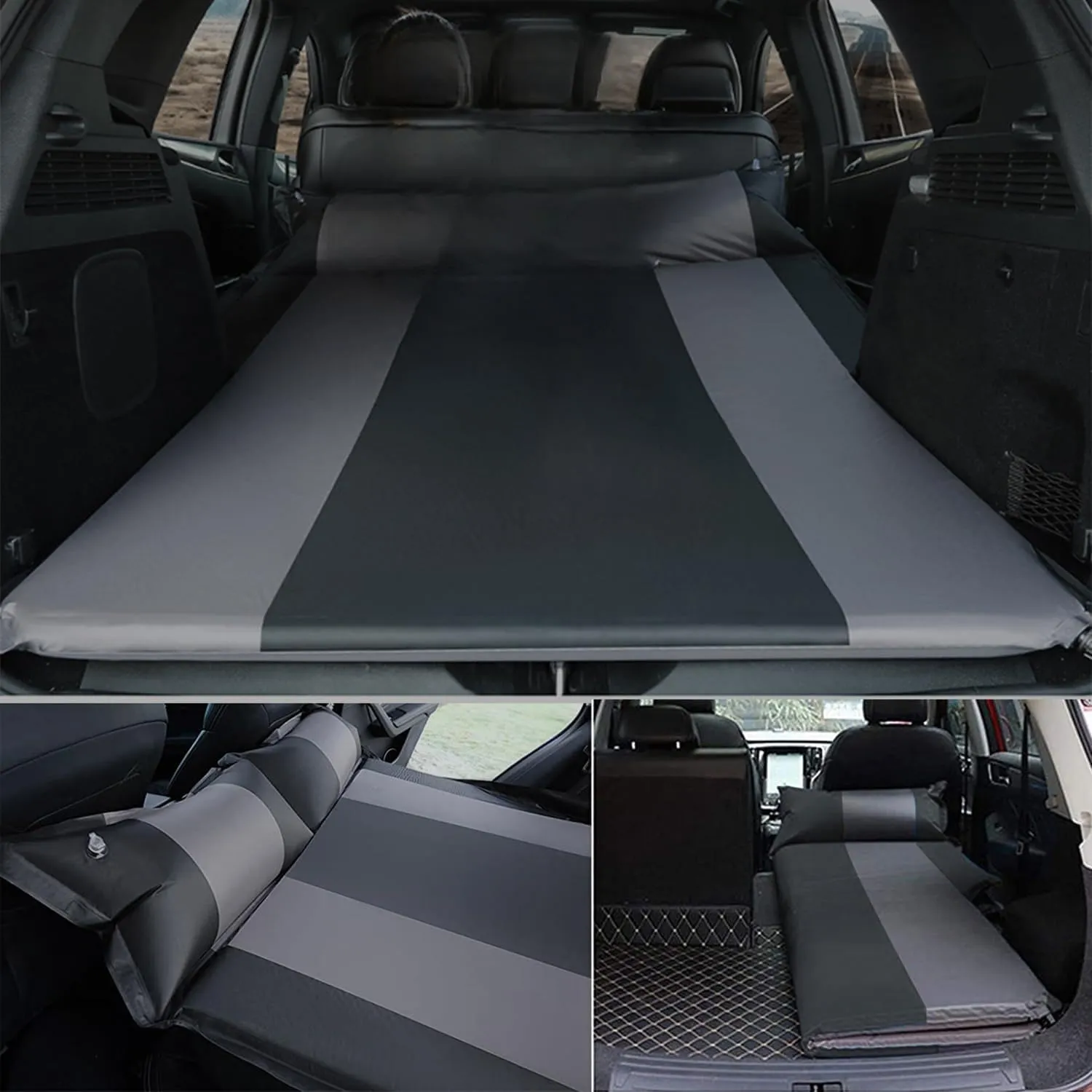 Car Automatic Inflatable Bed for Land Rover Evoque Cabriolet 2016 2017 2018 2019 2020 2021 2022 2023 2024, Portable Movable Thickened Trunk Sleeping Bed Outdoor Camping Hiking Air Mattress