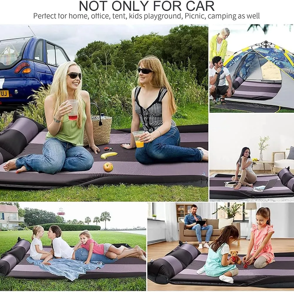 Car Automatic Inflatable Bed for Land Rover Evoque Cabriolet 2016 2017 2018 2019 2020 2021 2022 2023 2024, Portable Movable Thickened Trunk Sleeping Bed Outdoor Camping Hiking Air Mattress