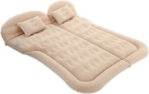 Car Inflatable Air Mattress for Mercedes-Benz M-Class (W164) 2005 2006 2007 Portable Boot Air Mattress Cushion Outdoor Travel Camping Sleeping Gear Accessories,Beige