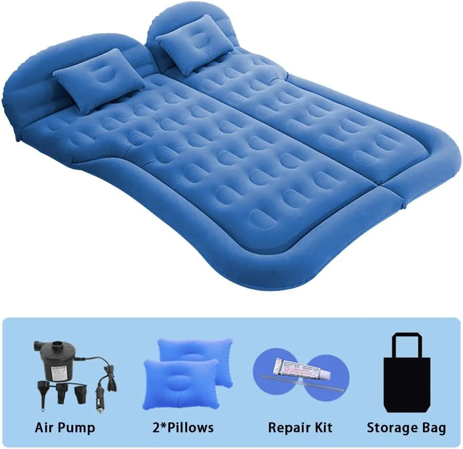 Car Inflatable Air Mattress for Seat Arona 2017 2018 2019 2020 2021 2022 2023 2024 Portable Boot Air Mattress Cushion Outdoor Travel Camping Sleeping Gear Accessories,Black