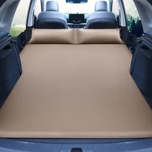 Car Inflatable Air Mattress for Volvo V60 2020 2021 2022 2023 2024 Portable Boot Air Mattress Cushion Outdoor Travel Camping Sleeping Gear Accessories,Brown
