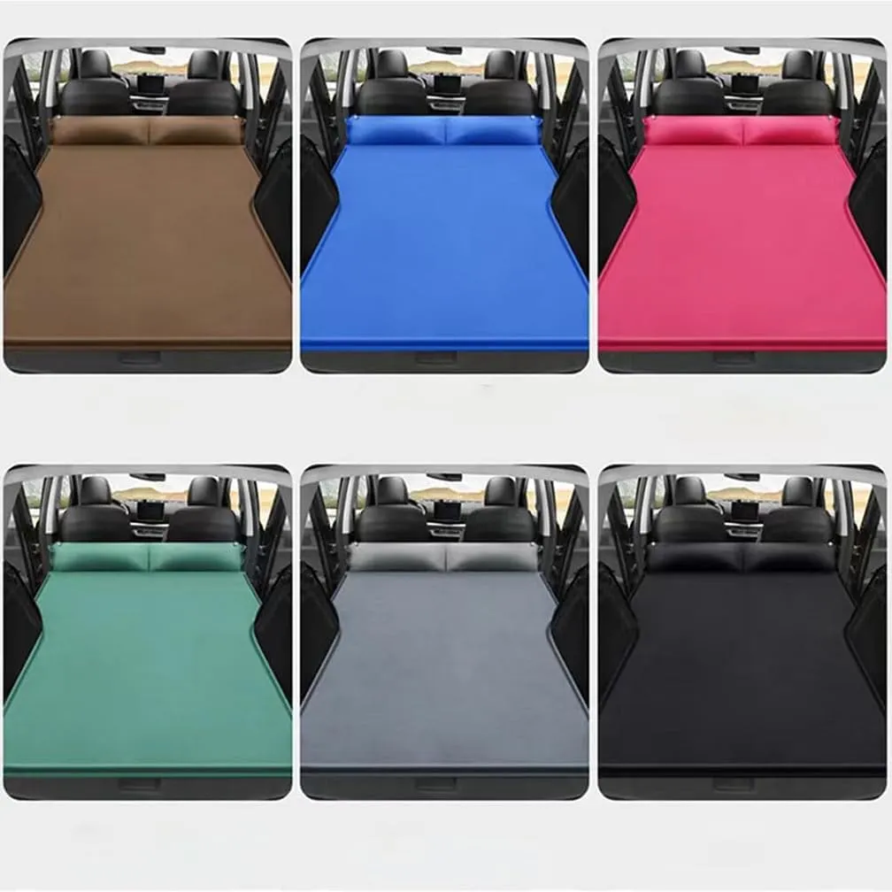 Car Inflatable Mattress, for Chevrolet Equinox/GMC Terrain Denali 2012-2017 Outdoor Camping Travel Portable Sleeping Pad AdjustableWear Resistant, Auto Accessories,A-Black