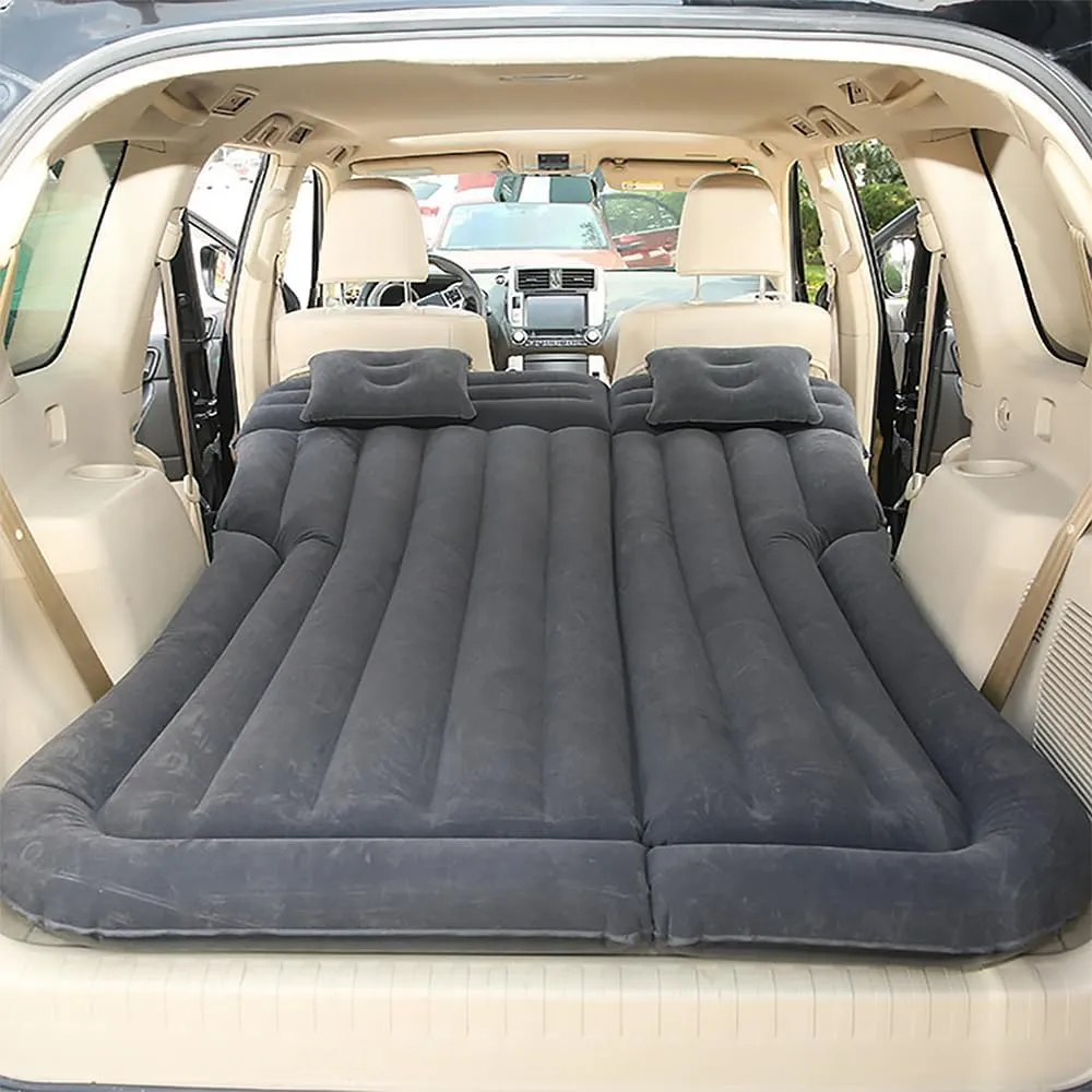 Car Inflatable Mattress for Toyota Prius/Prius  XW50 XW30/5.Gen 2003-2024 Rear Trunk Air Mattress Camping Folding Air Bed Cushion Back Seat Air Sleeping Mattresses,Black01