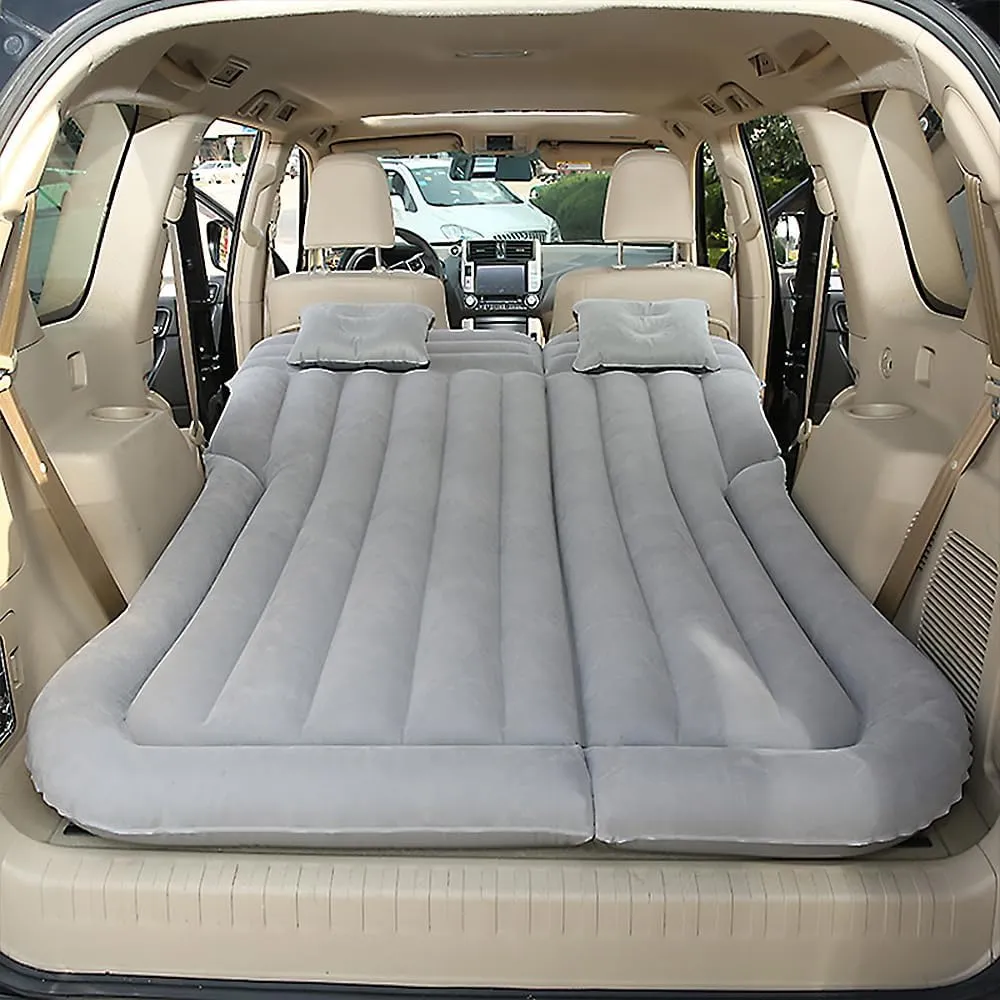Car Inflatable Mattress for Toyota Prius/Prius  XW50 XW30/5.Gen 2003-2024 Rear Trunk Air Mattress Camping Folding Air Bed Cushion Back Seat Air Sleeping Mattresses,Grey01