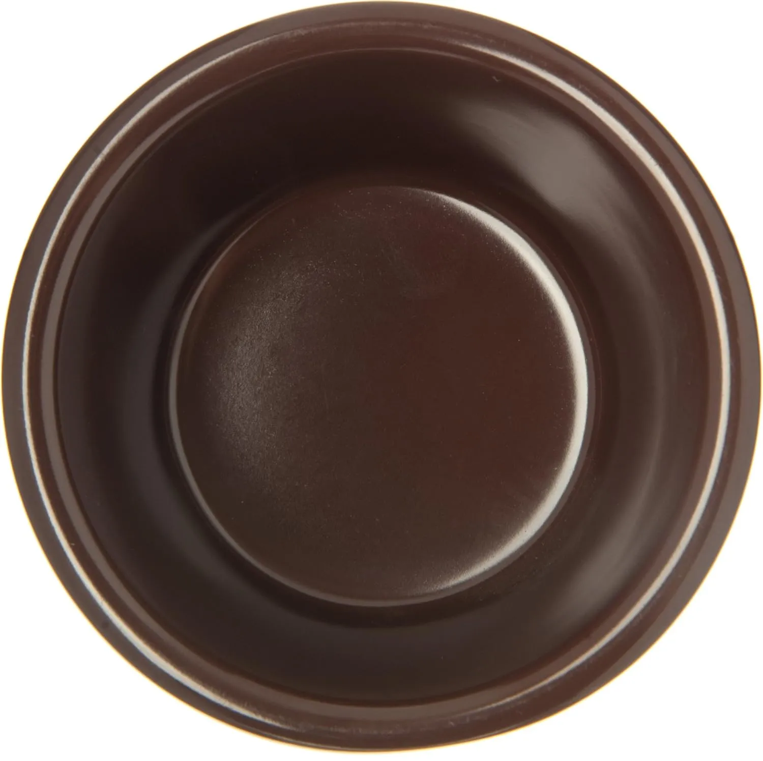 Carlisle FoodService Products Plastic Ramekins, Sauce Bowl For Catering, Kitchen, Restaurant, 3 Ounces, Chocolate, (Pack of 48)