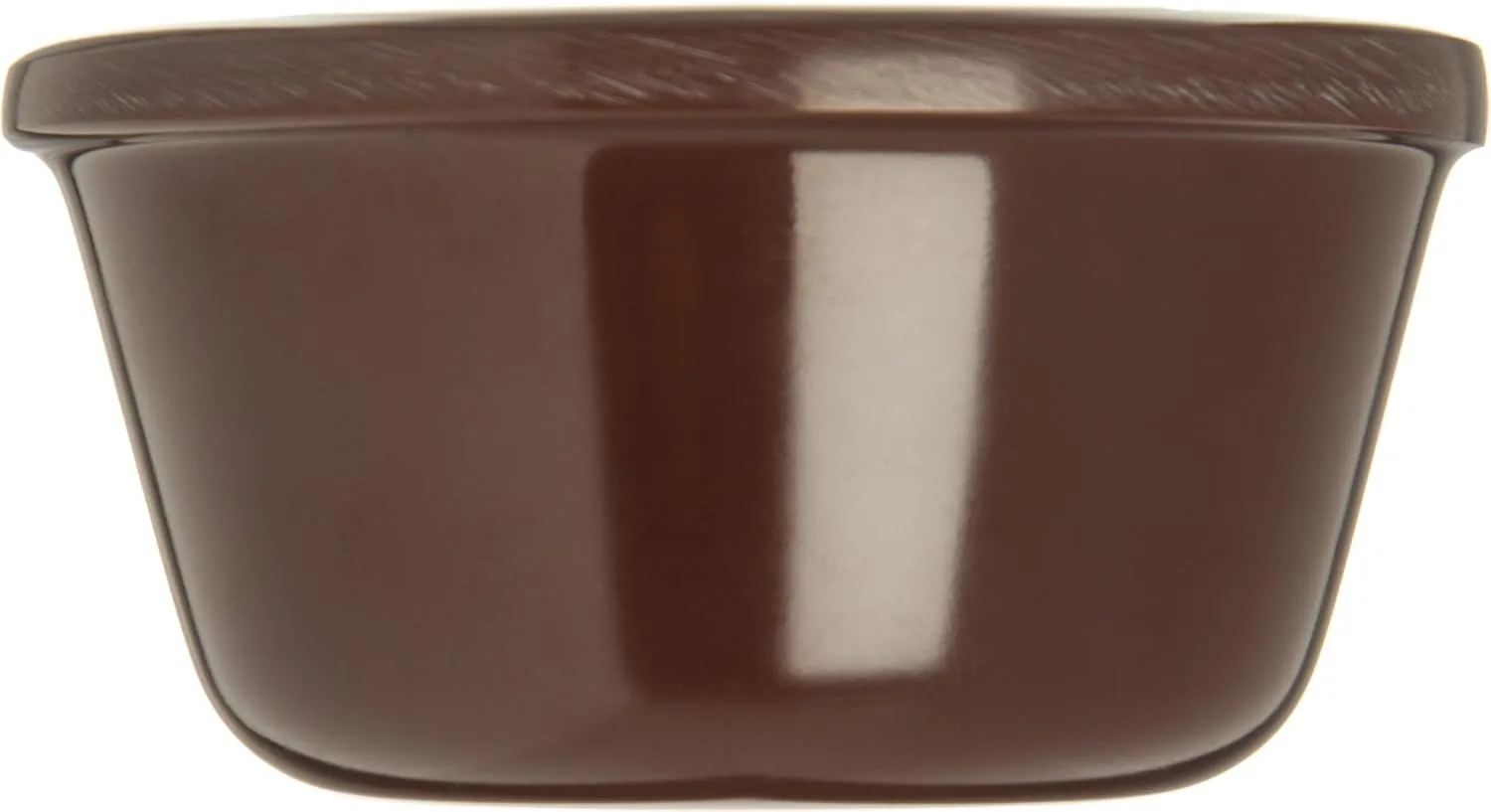 Carlisle FoodService Products Plastic Ramekins, Sauce Bowl For Catering, Kitchen, Restaurant, 3 Ounces, Chocolate, (Pack of 48)